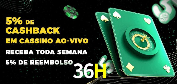 Promoções do cassino ao Vivo 36H